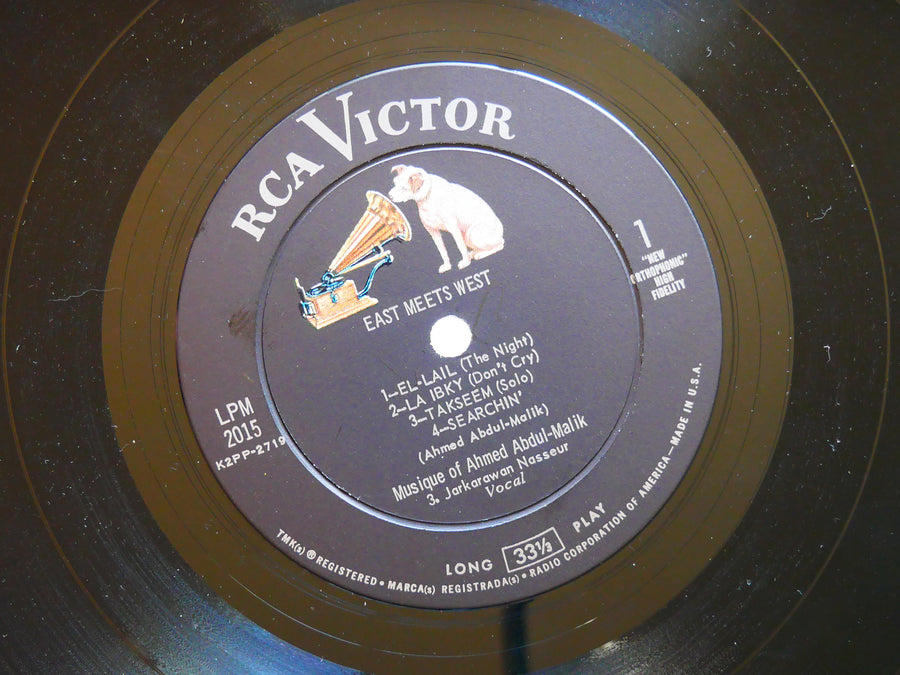 AHMED ABDUL-MALIK East Meets West RCA VICTOR LPM-2015 Lee Morgan Curtis Fuller