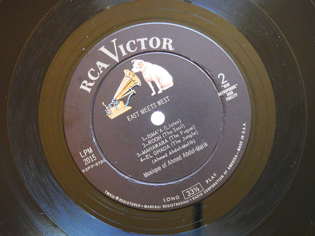 AHMED ABDUL-MALIK East Meets West RCA VICTOR LPM-2015 Lee Morgan Curtis Fuller