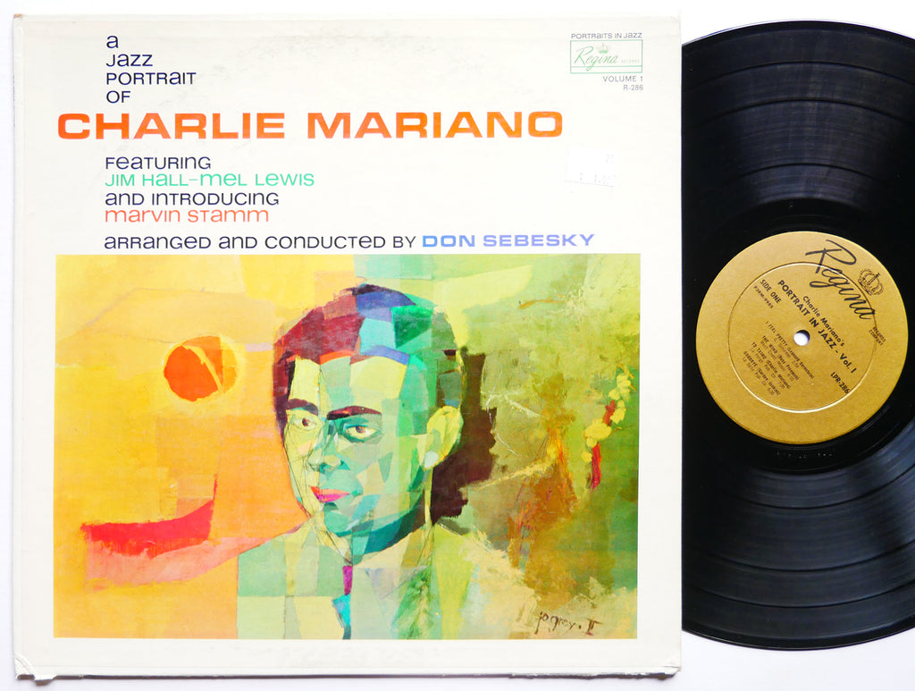 CHARLIE MARIANO A Jazz Portrait Of.. LP REGINA COMPANY LPR-286 US 1963 DG MONO