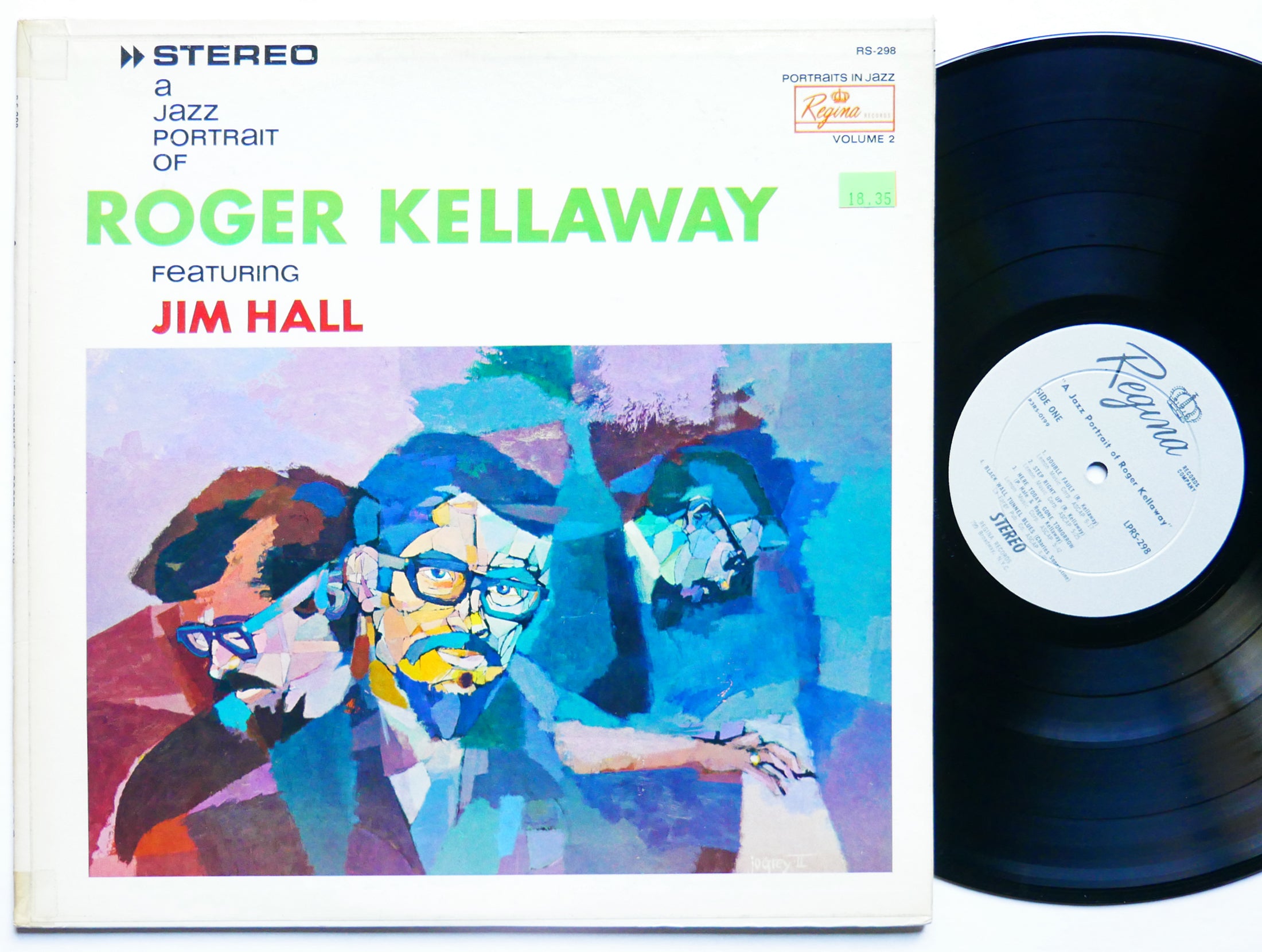 ROGER KELLAWAY JIM HALL A Jazz Portrait Of LP REGINA RECORDS LPRS-298 US 1963 DG