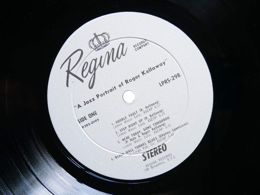 ROGER KELLAWAY JIM HALL A Jazz Portrait Of LP REGINA RECORDS LPRS-298 US 1963 DG