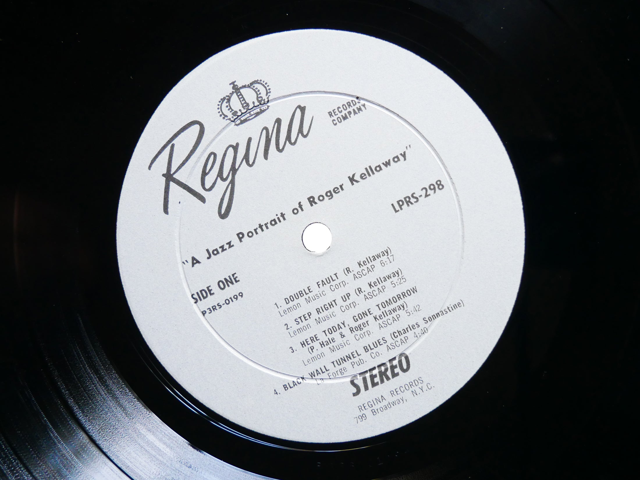 ROGER KELLAWAY JIM HALL A Jazz Portrait Of LP REGINA RECORDS LPRS-298 US 1963 DG