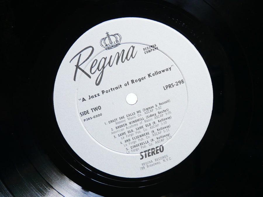 ROGER KELLAWAY JIM HALL A Jazz Portrait Of LP REGINA RECORDS LPRS-298 US 1963 DG