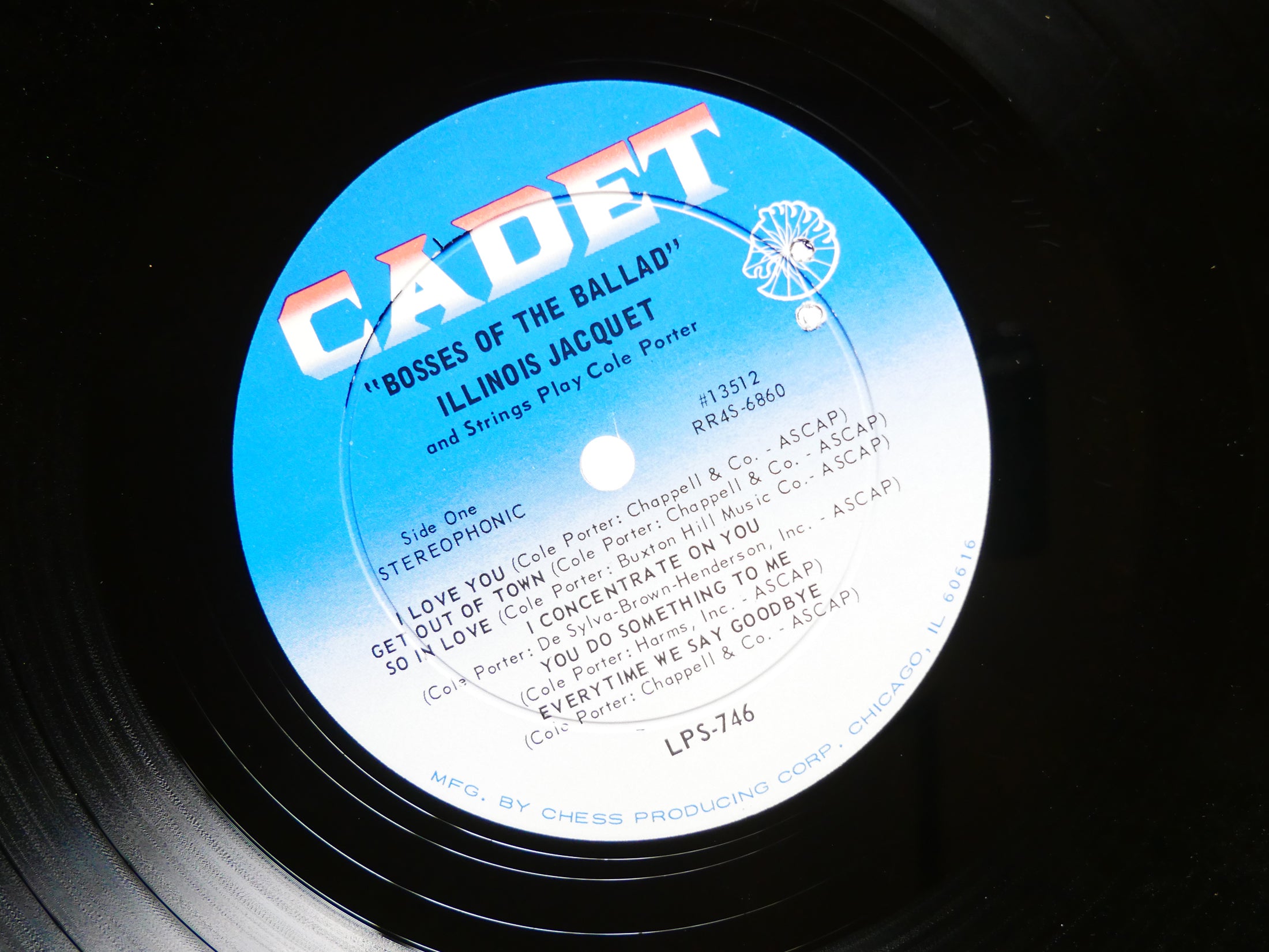 ILLINOIS JACQUET Bosses Of The Ballad LP CADET ARGO LPS-746 Jazz DG ST