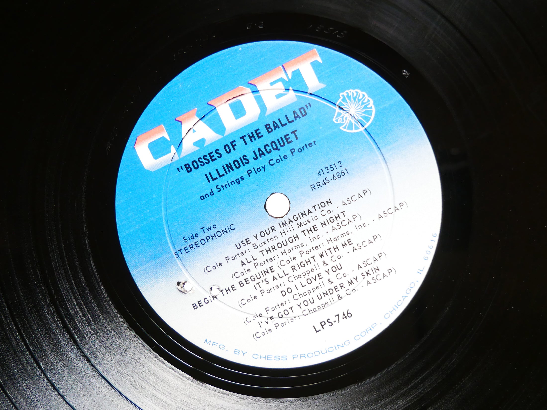 ILLINOIS JACQUET Bosses Of The Ballad LP CADET ARGO LPS-746 Jazz DG ST