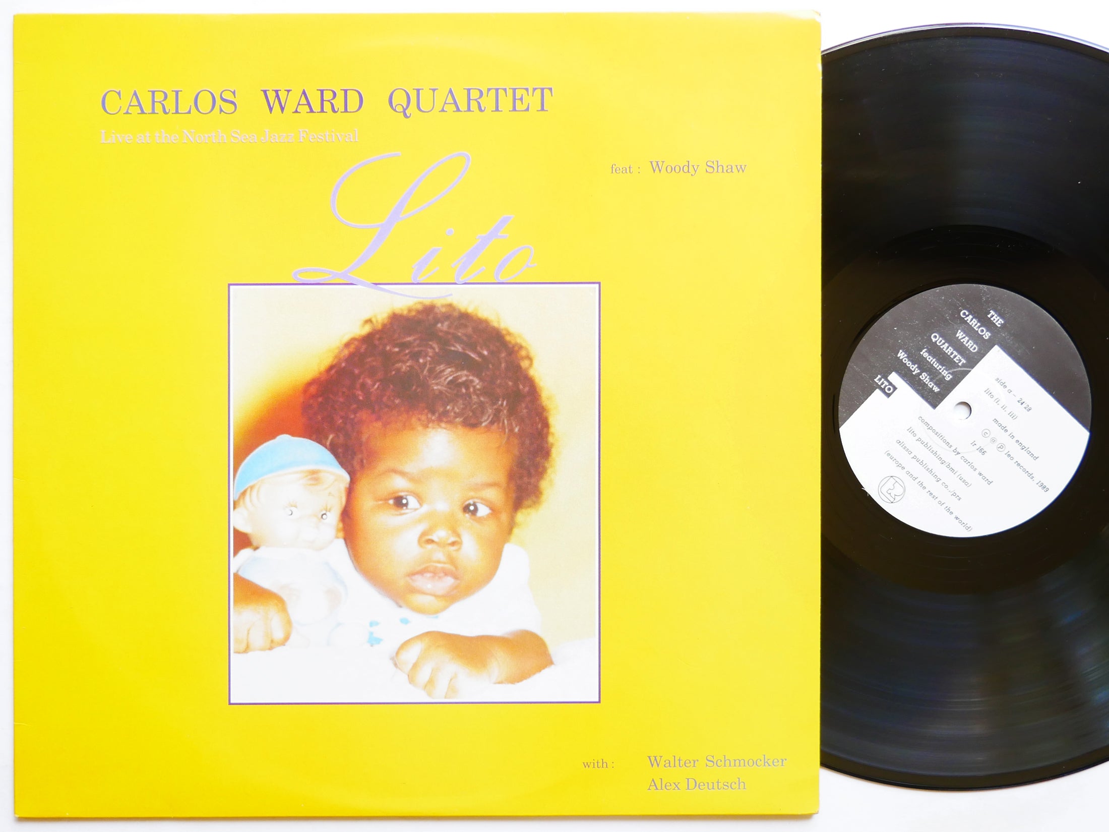 CARLOS WARD Quartet WOODY SHAW Lito Live LP LEO RECORDS LR 166 Orig UK 1989 NM