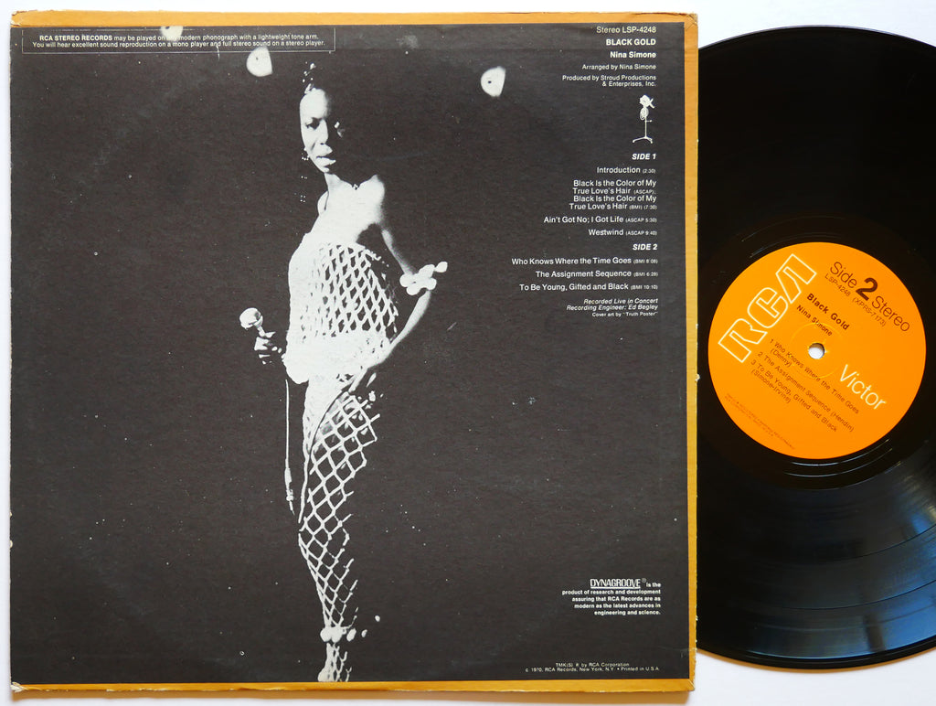 NINA SIMONE Black Gold LP RCA VICTOR LSP-4248 US 1970 JAZZ Weldon Irvine