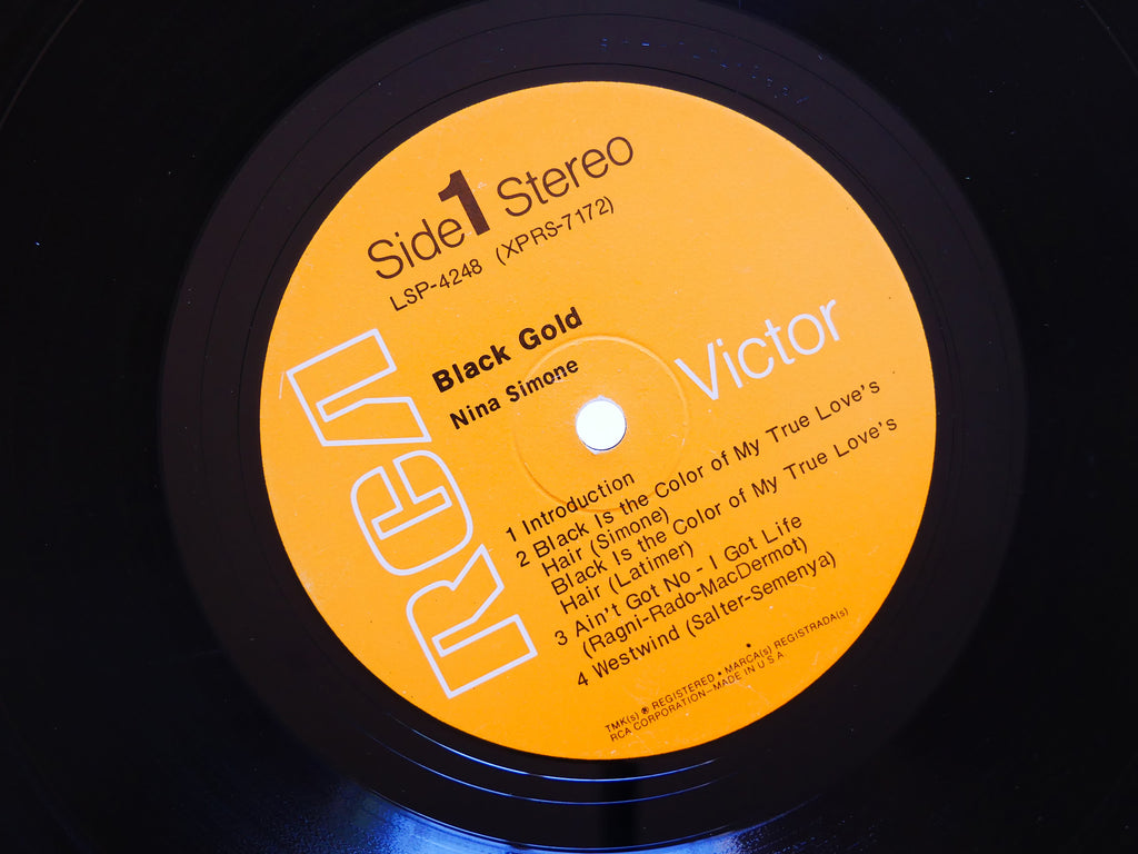 NINA SIMONE Black Gold LP RCA VICTOR LSP-4248 US 1970 JAZZ Weldon Irvine