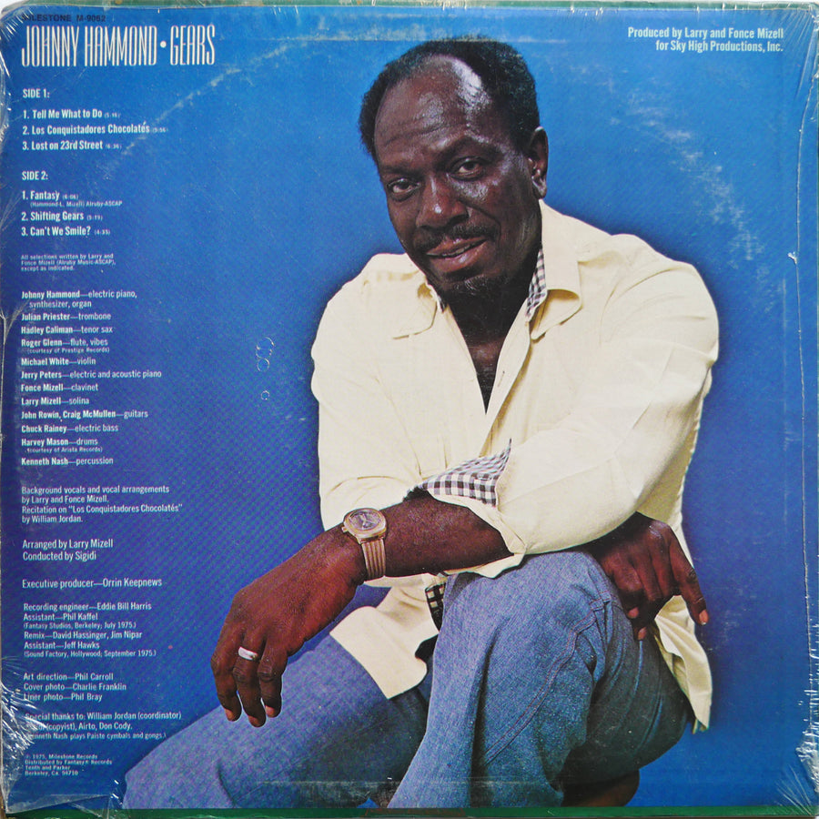 JOHNNY HAMMOND Gears LP MILESTONE M-9062 Orig US 1975 SEALED Mizell Bros