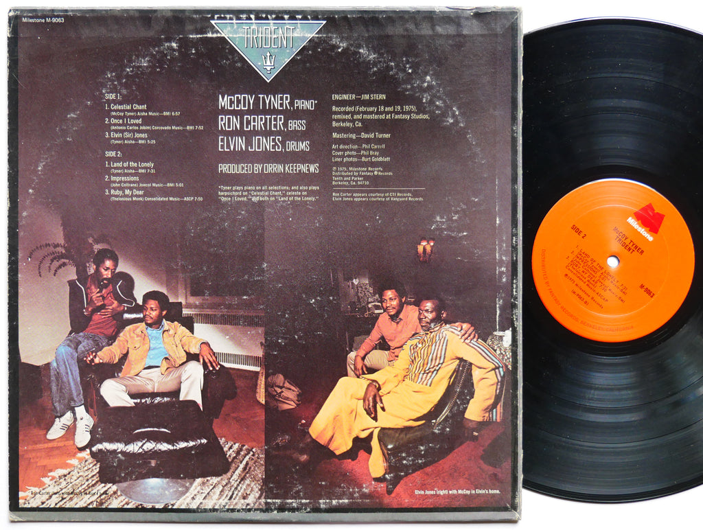 MCCOY TYNER Trident LP MILESTONE M-9063 US 1975 Ron Carter Elvin Jones