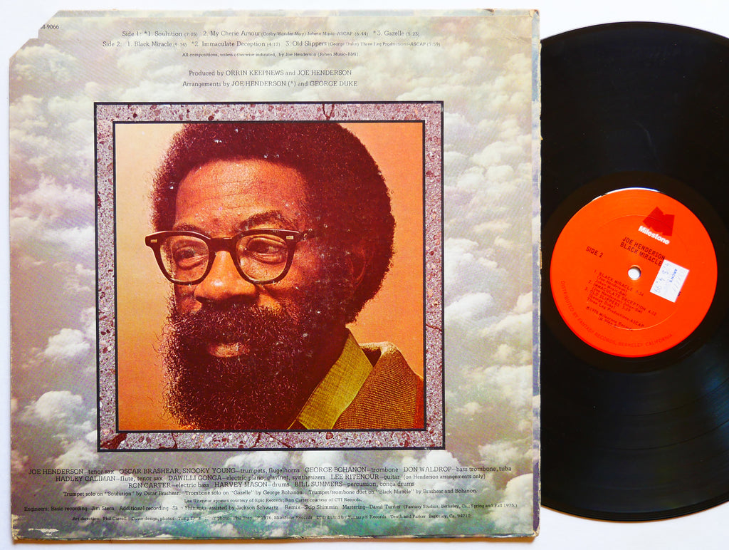 JOE HENDERSON Black Miracle LP MILESTONE M-9066 US 1976 George Duke Ron Carter