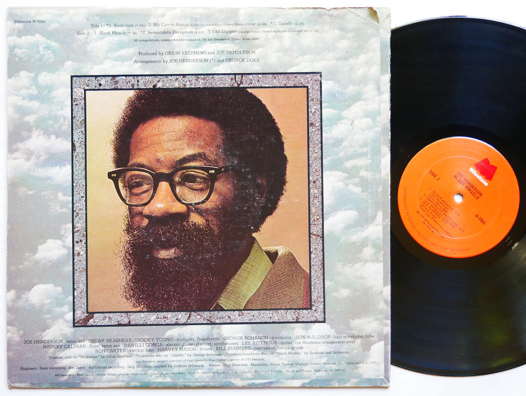 JOE HENDERSON Black Miracle LP MILESTONE M-9066 US 1976 George Duke Ron Carter