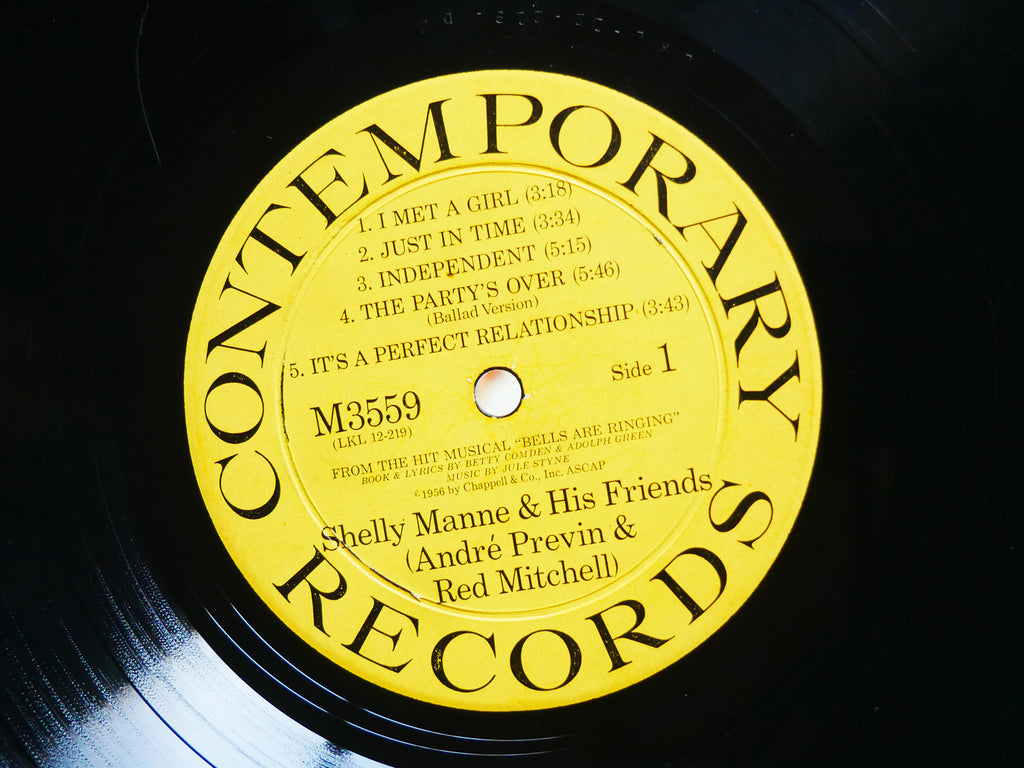 SHELLY MANNE ANDRE PREVIN RED MITCHELL Bells Are Ringing LP CONTEMPORARY M 3559