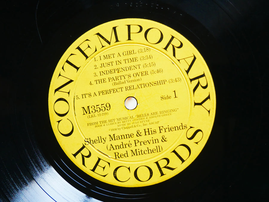 SHELLY MANNE ANDRE PREVIN RED MITCHELL Bells Are Ringing LP CONTEMPORARY M 3559