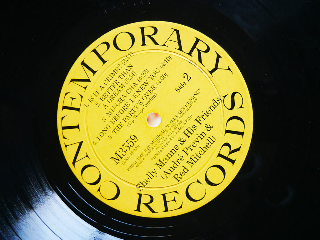 SHELLY MANNE ANDRE PREVIN RED MITCHELL Bells Are Ringing LP CONTEMPORARY M 3559