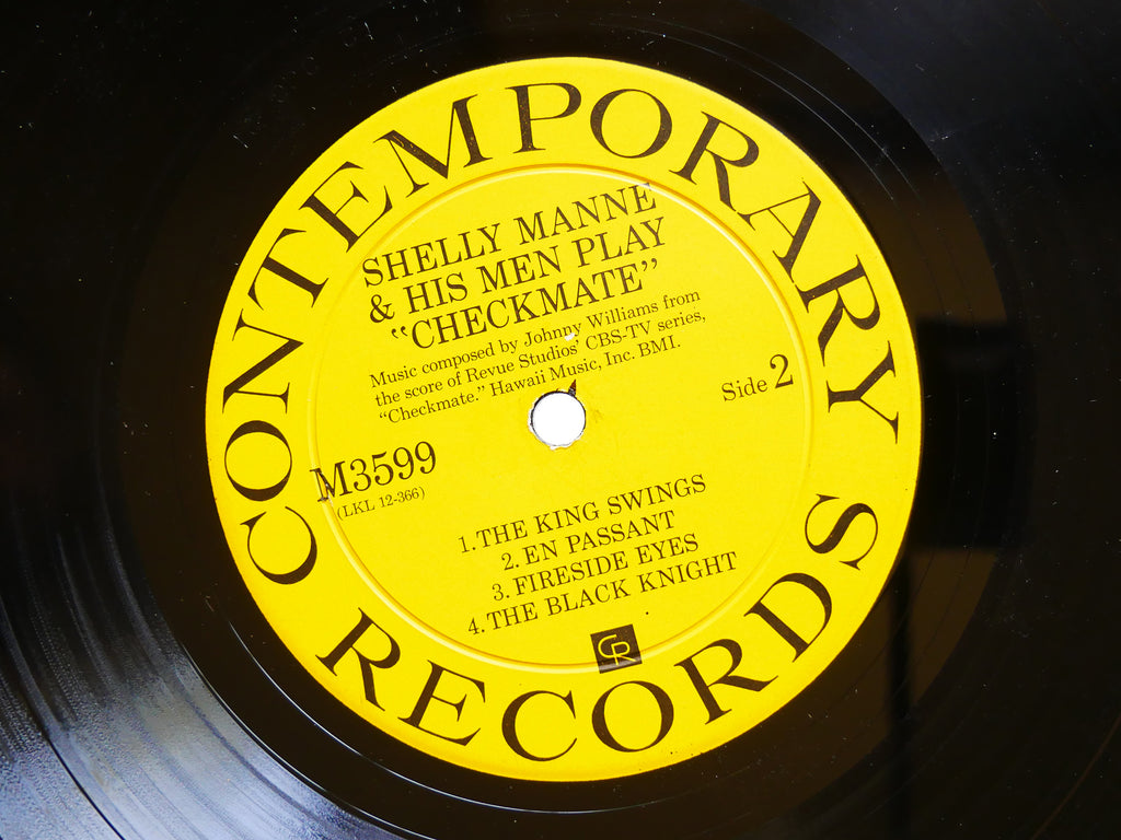 SHELLY MANNE & His Men Checkmate LP CONTEMPORARY M3599 Orig US 1962 DG MONO