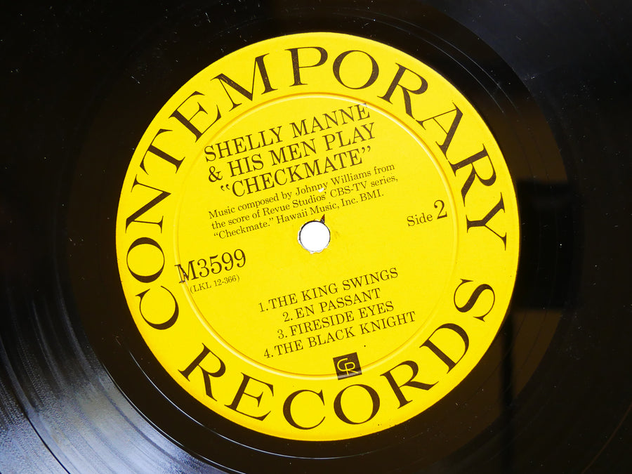 SHELLY MANNE & His Men Checkmate LP CONTEMPORARY M3599 Orig US 1962 DG MONO