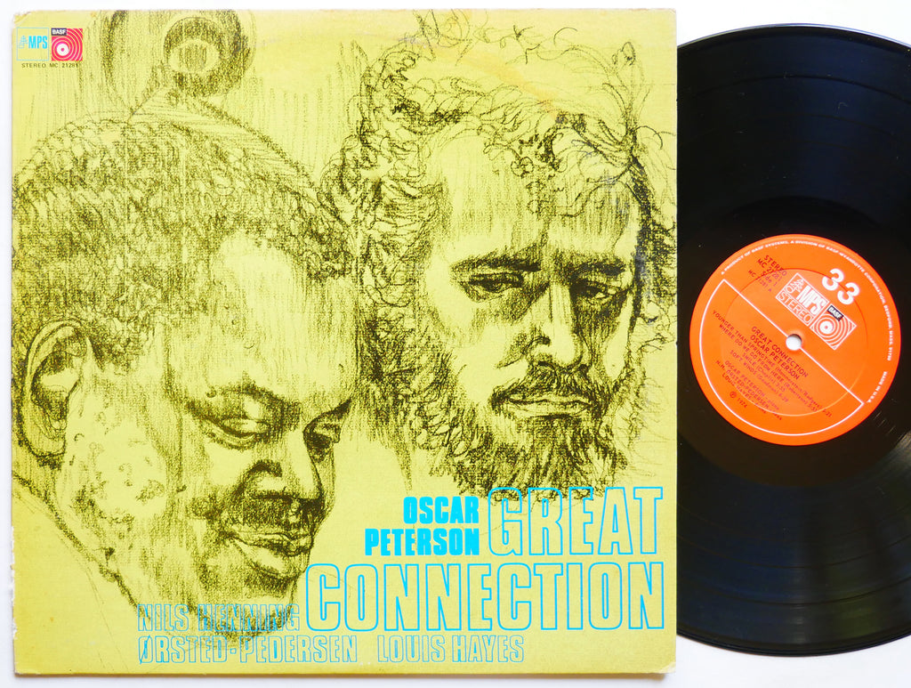 OSCAR PETERSON Great Connection LP MPS RECORDS MC 21281 US 1974 JAZZ Louis Hayes