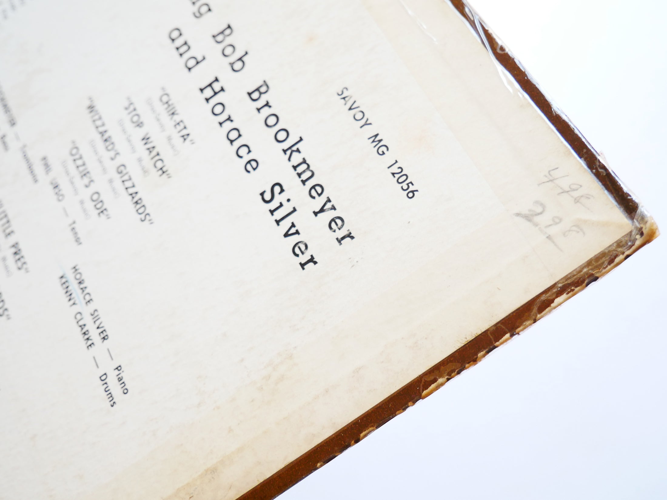 PHIL URSO The Philosophy Of LP SAVOY MG-12056 MONO Horace Silver Walter Bishop