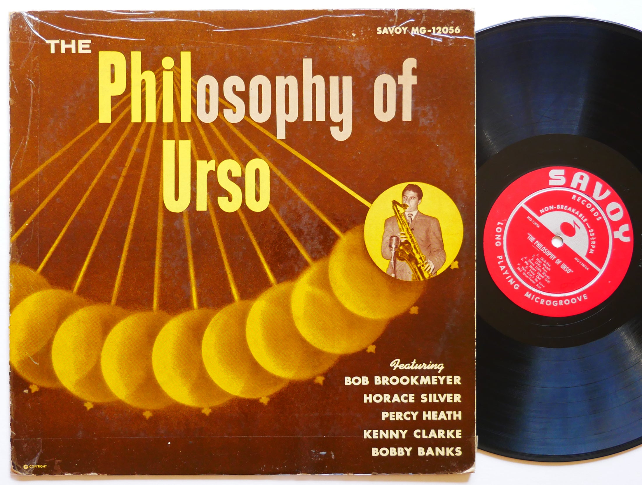 PHIL URSO The Philosophy Of LP SAVOY MG-12056 MONO Horace Silver Walter Bishop