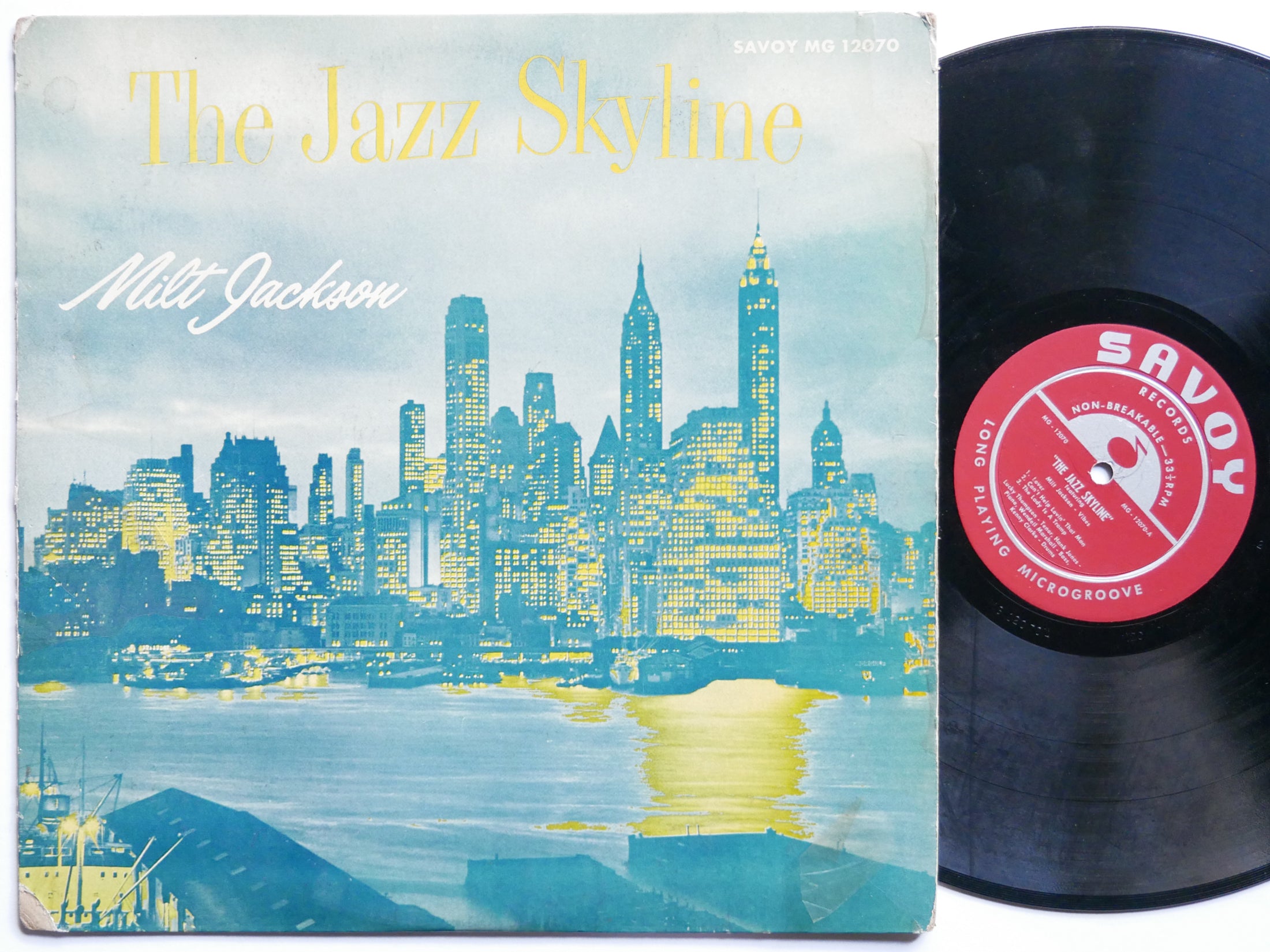 MILT JACKSON The Jazz Skyline LP SAVOY MG 12070 US 1956 RVG DG MONO Hank Jones