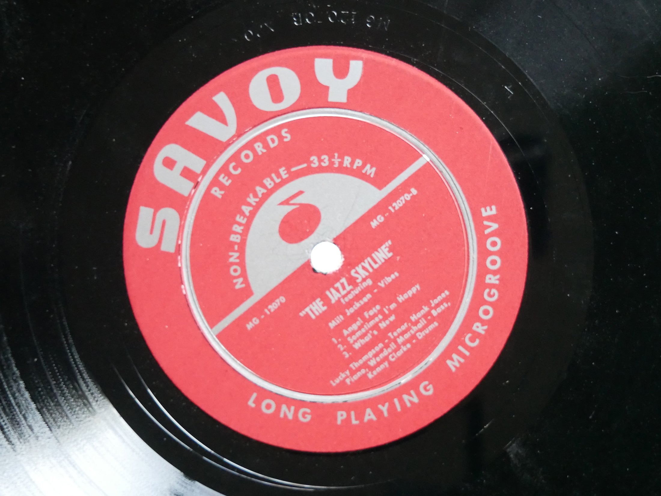 MILT JACKSON The Jazz Skyline LP SAVOY MG 12070 US 1956 RVG DG MONO Hank Jones