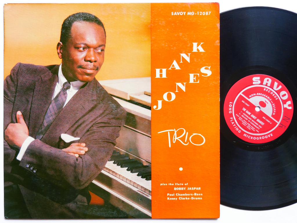 HANK JONES TRIO QUARTET LP SAVOY MG-12087 US 1956 RVG DG MONO Kenny Clarke
