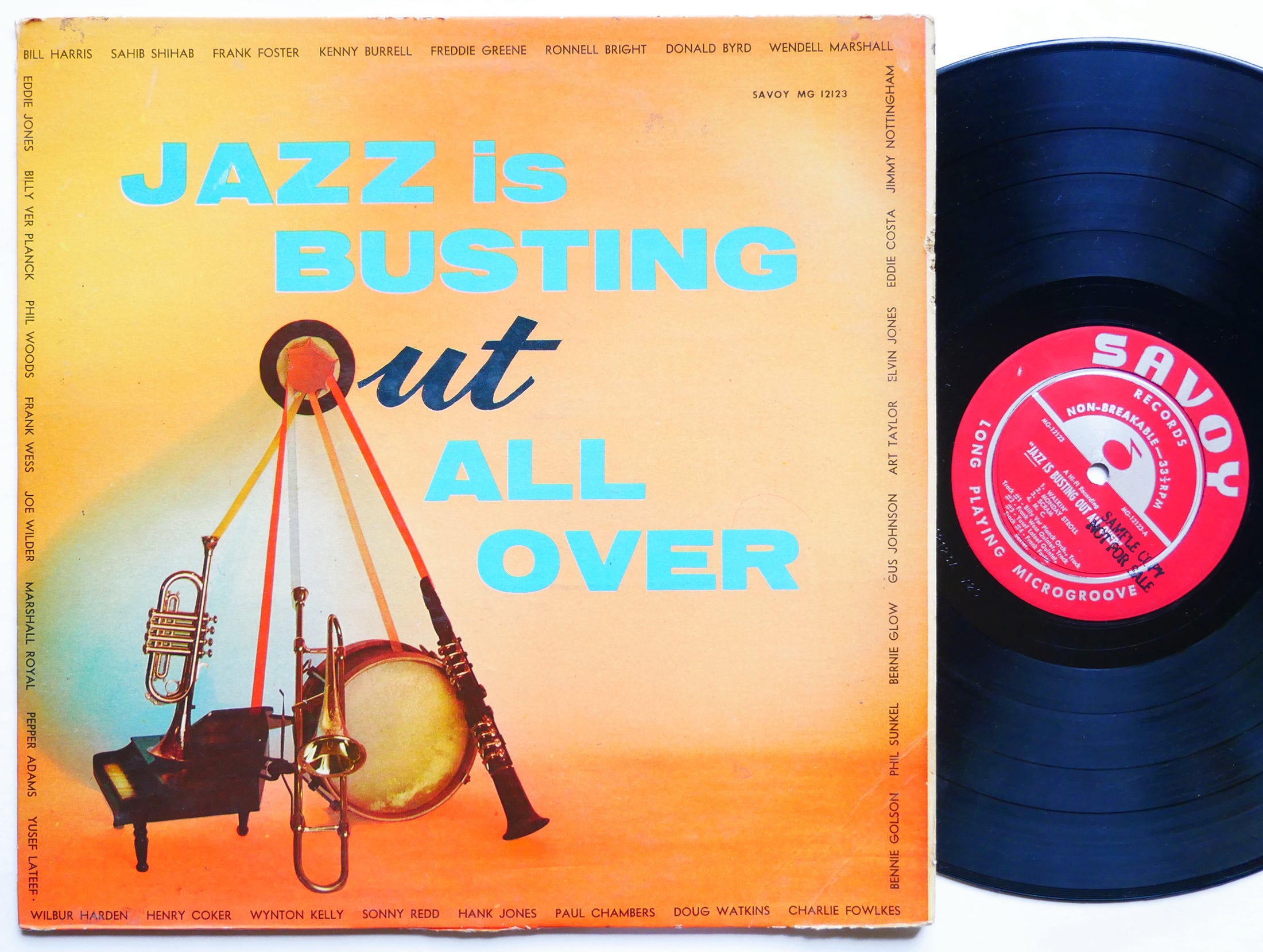 YUSEF LATEEF SAHIB SHIHAB Jazz Is Busting Out All Over LP SAVOY MG 12123 US 1958