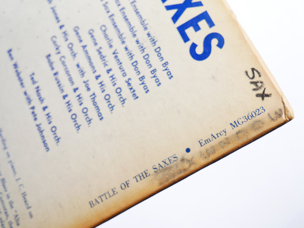 COLEMAN HAWKINS BEN WEBSTER Battle Of The Saxes LP EMARCY MG 36023 US 1956 MONO