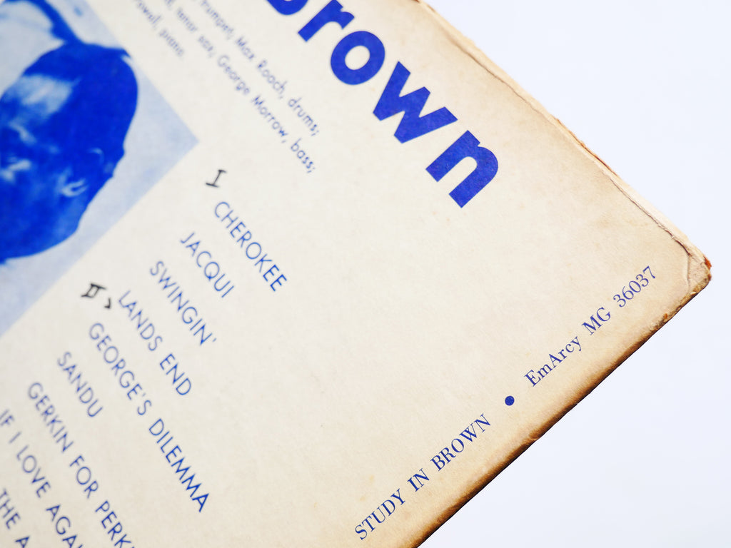 CLIFFORD BROWN MAX ROACH Study In Brown LP EMARCY MG 36037 US 1955 JAZZ DG MONO