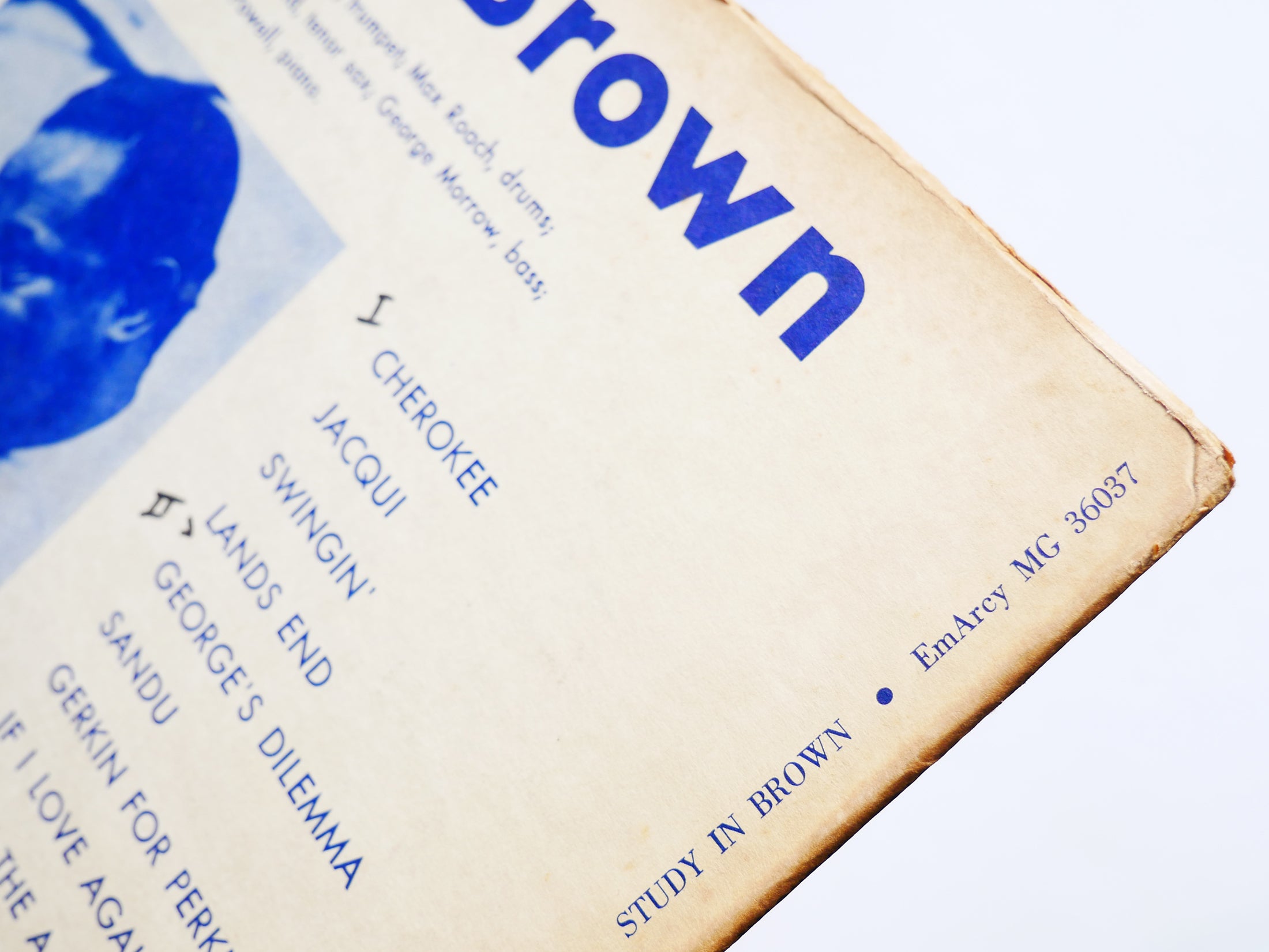 CLIFFORD BROWN MAX ROACH Study In Brown LP EMARCY MG 36037 US 1955 JAZZ DG MONO