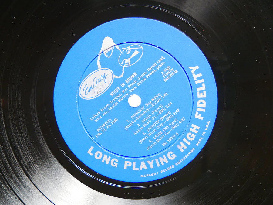 CLIFFORD BROWN MAX ROACH Study In Brown LP EMARCY MG 36037 US 1955 JAZZ DG MONO