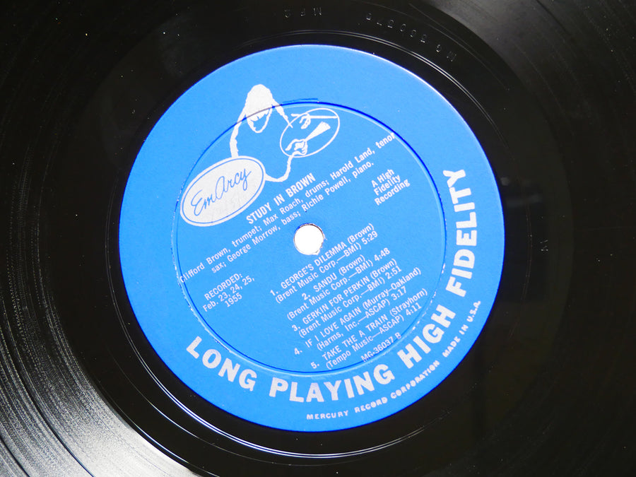 CLIFFORD BROWN MAX ROACH Study In Brown LP EMARCY MG 36037 US 1955 JAZZ DG MONO