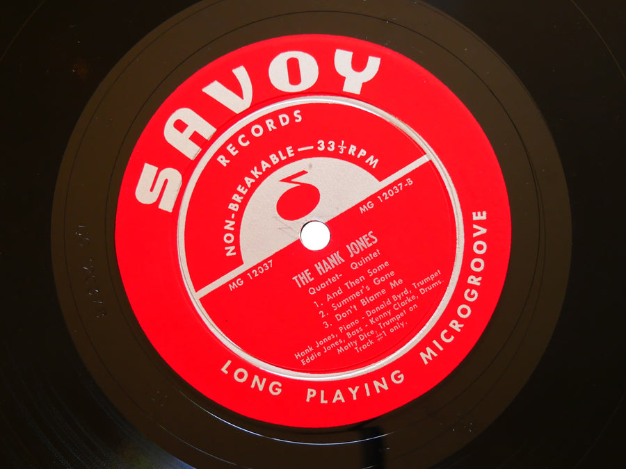 HANK JONES Quartet-Quintet LP SAVOY MG 12037 US 1956 RVG DG MONO Donald Byrd VG+
