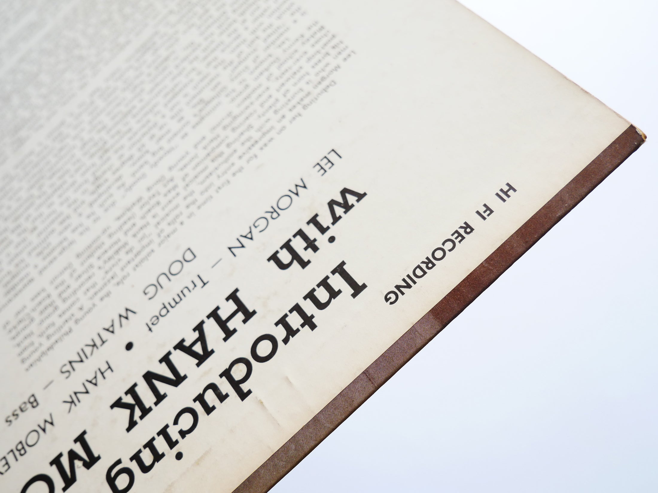 LEE MORGAN HANK MOBLEY Quintet Introducing LP SAVOY MG-12091 US 1956 RVG DG MONO