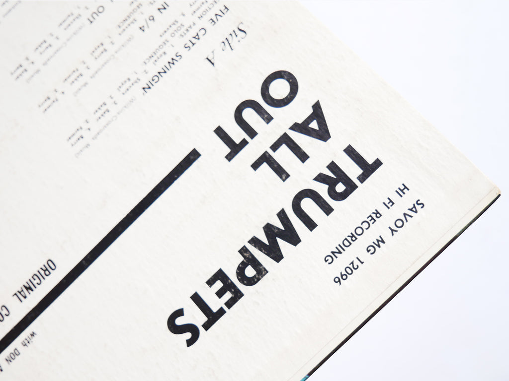 ART FARMER Trumpets All Out LP SAVOY RECORDS MG 12096 US 1957 RVG DG MONO VG+