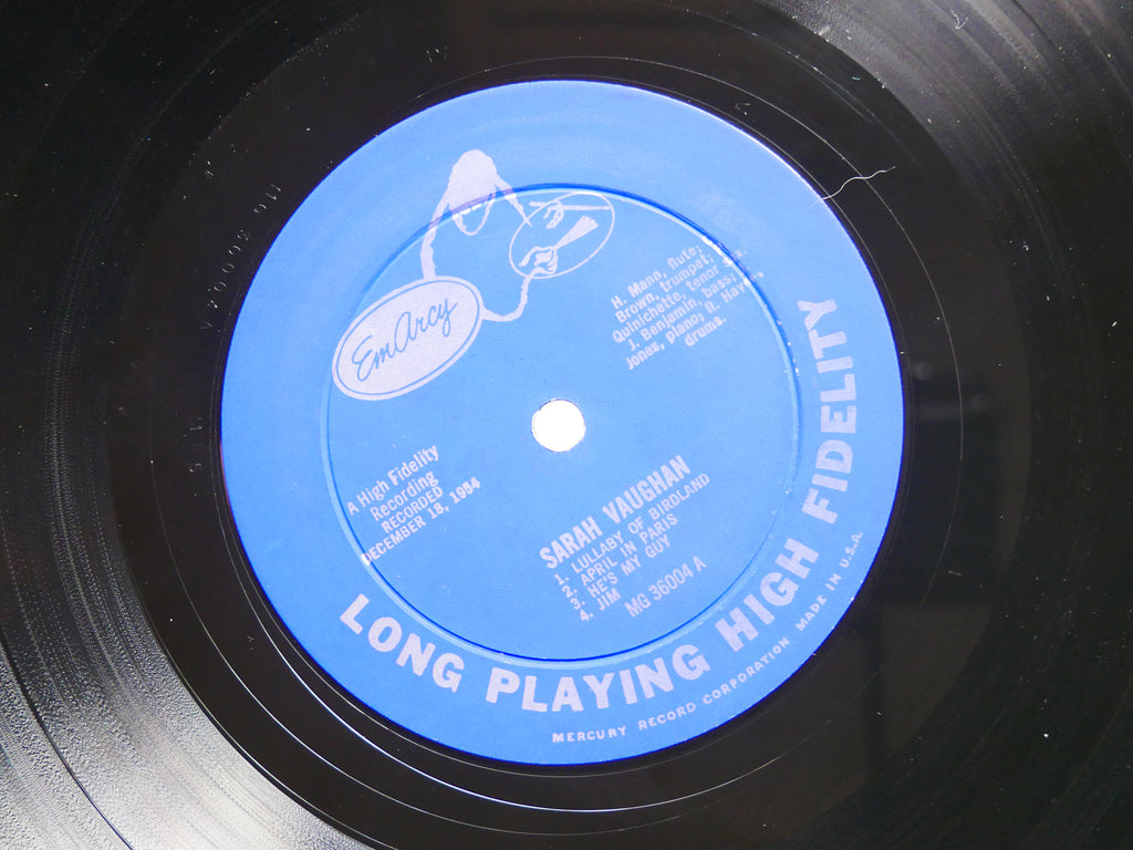 SARAH VAUGHAN CLIFFORD BROWN LP EMARCY MG 36004 US 1955 JAZZ DG MONO VG+