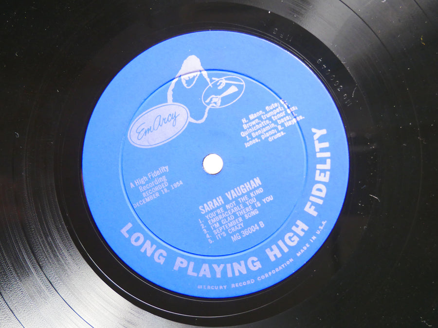 SARAH VAUGHAN CLIFFORD BROWN LP EMARCY MG 36004 US 1955 JAZZ DG MONO VG+