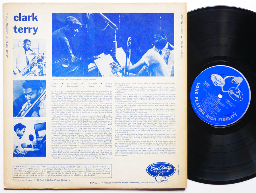 CLARK TERRY LP EMARCY MG 36007 US 1955 DG MONO Art Blakey Horace Silver VG+