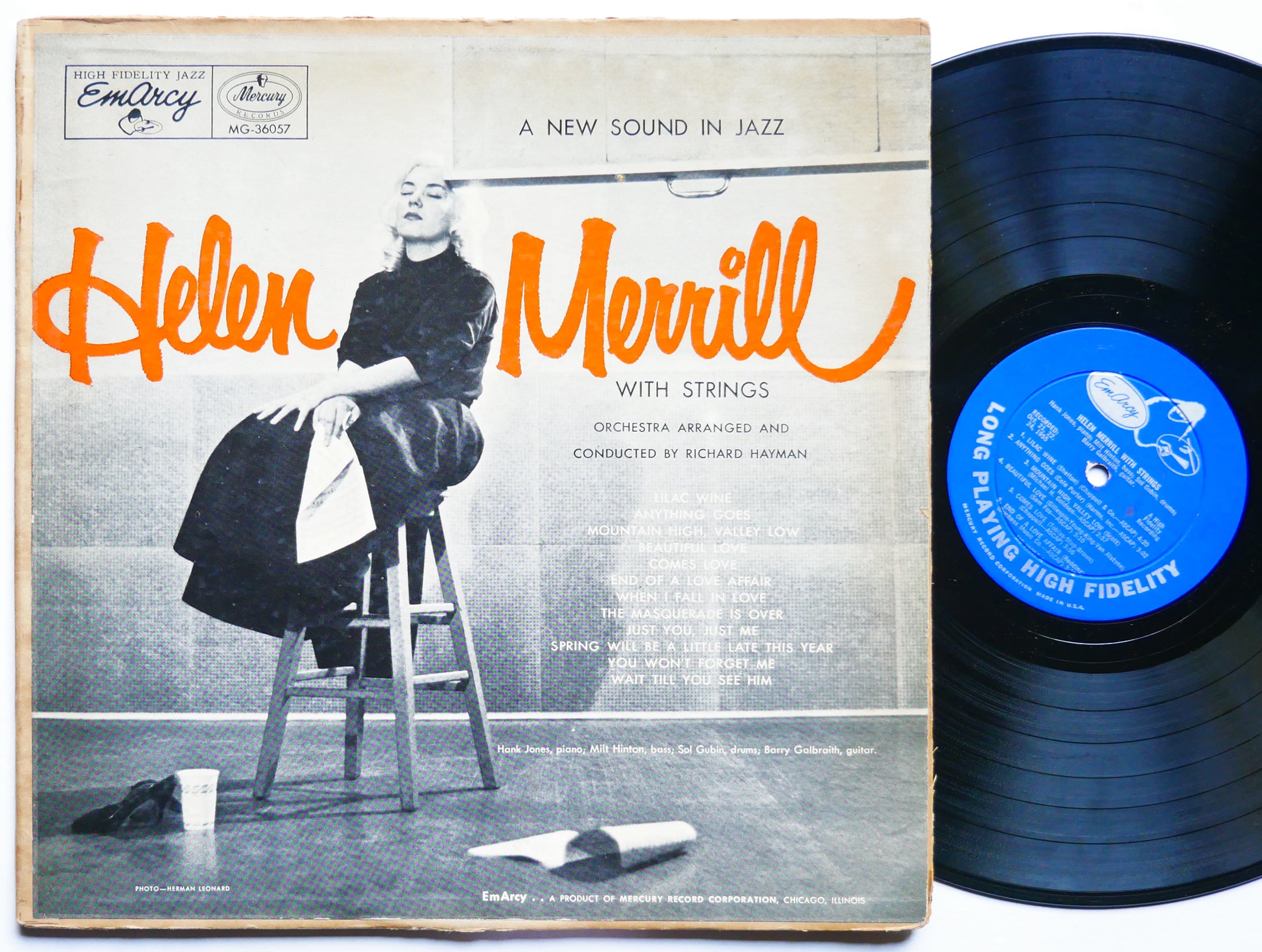 HELEN MERRILL With Strings LP EMARCY MG-36057 US 1956 DG MONO JAZZ Hank Jones