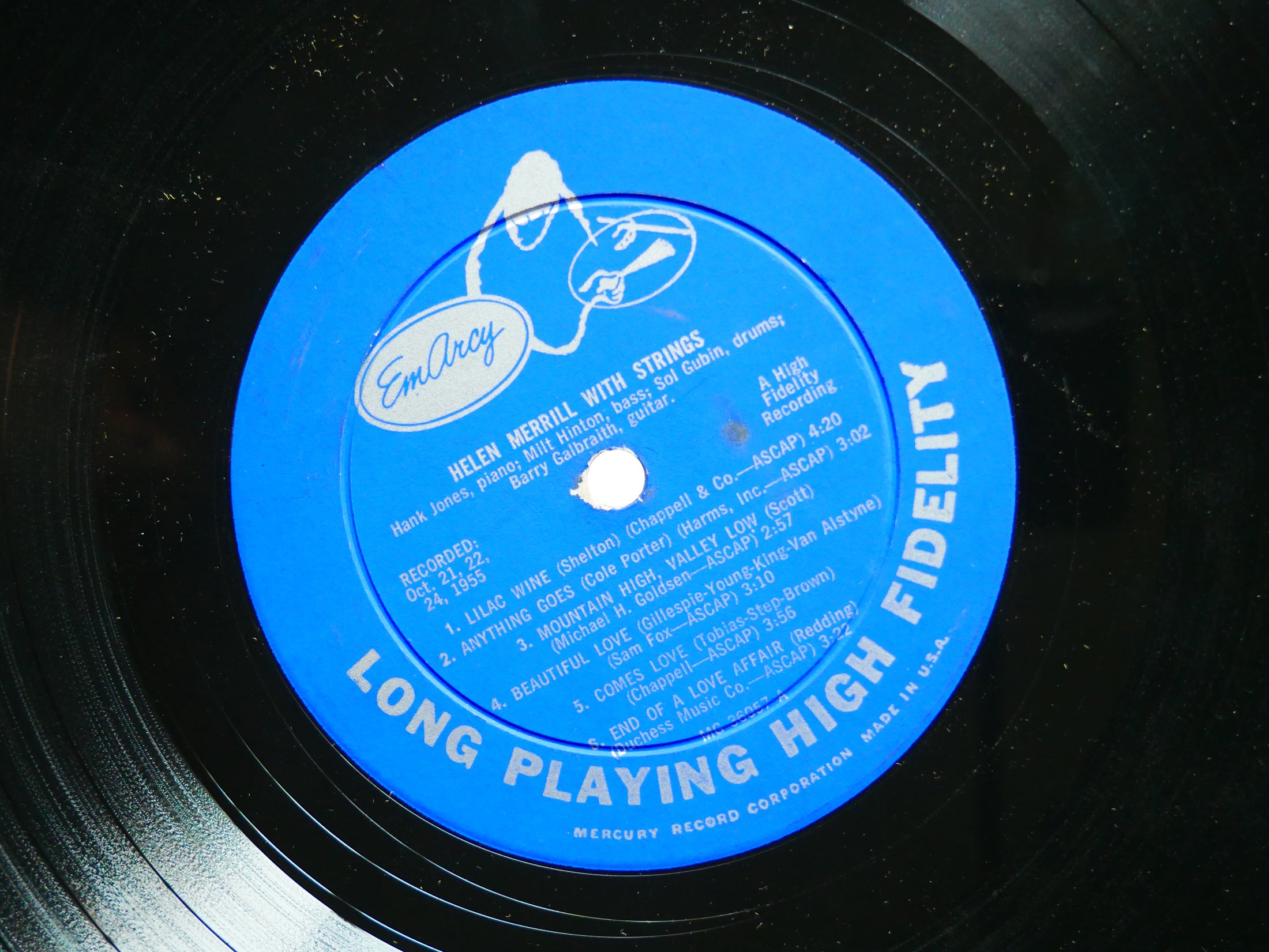HELEN MERRILL With Strings LP EMARCY MG-36057 US 1956 DG MONO JAZZ Hank Jones