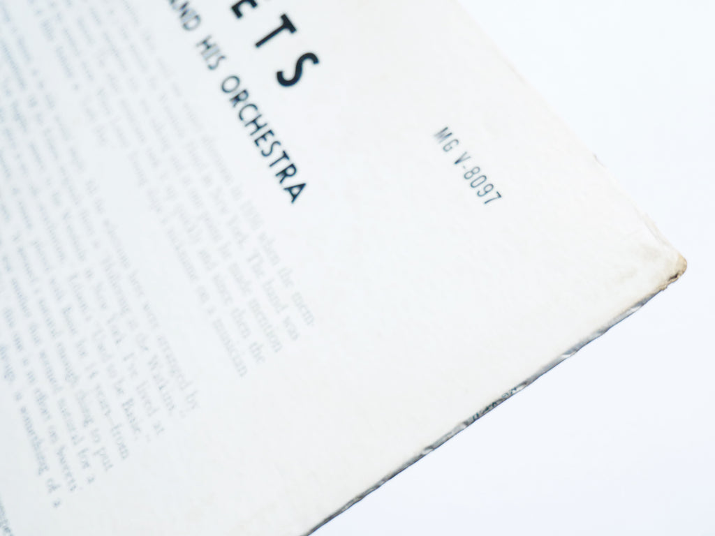 HARRY EDISON Sweets LP VERVE RECORDS MGV-8097 US 1957 DG MONO JAZZ Ben Webster