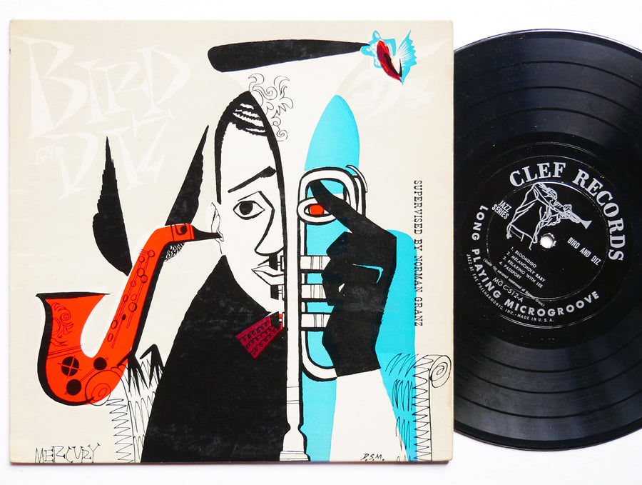 CHARLIE PARKER DIZZY GILLESPIE Bird And Diz 10" LP CLEF MGC-512 MONO Monk Dorham
