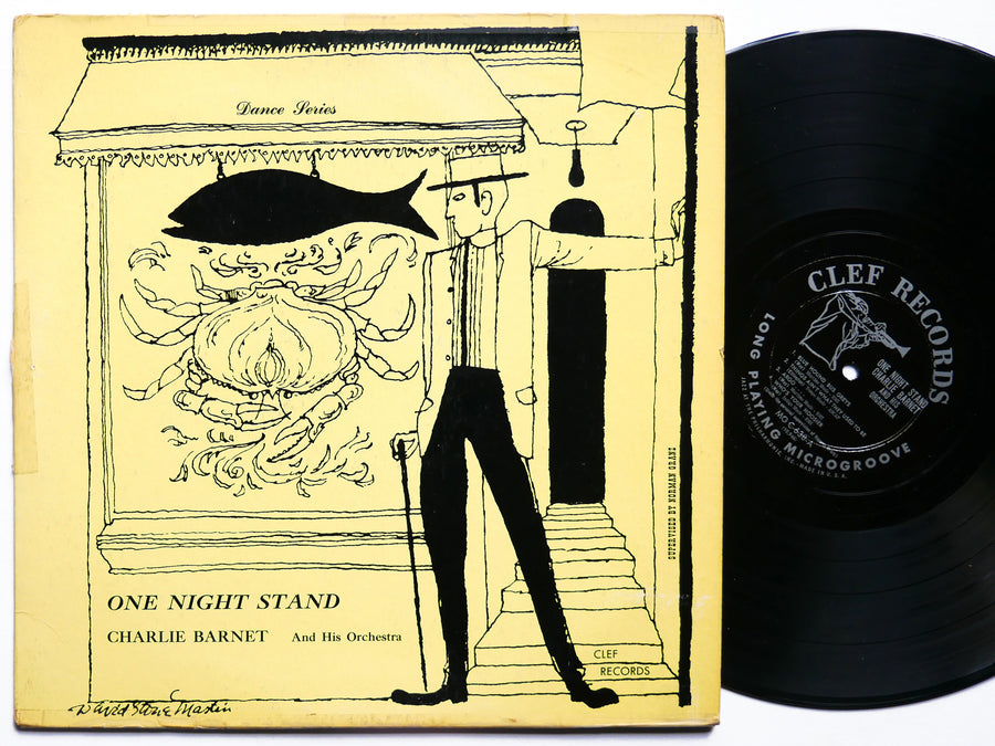 CHARLIE BARNET One Night Stand LP CLEF RECORDS MG C-638 US 1955 DG MONO DSM JAZZ