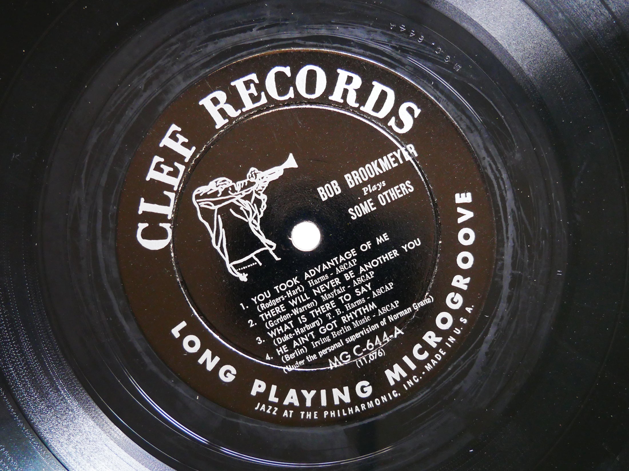 BOB BROOKMEYER Plays And Some Others LP CLEF RECORDS MG C-644 US '55 DG MONO DSM