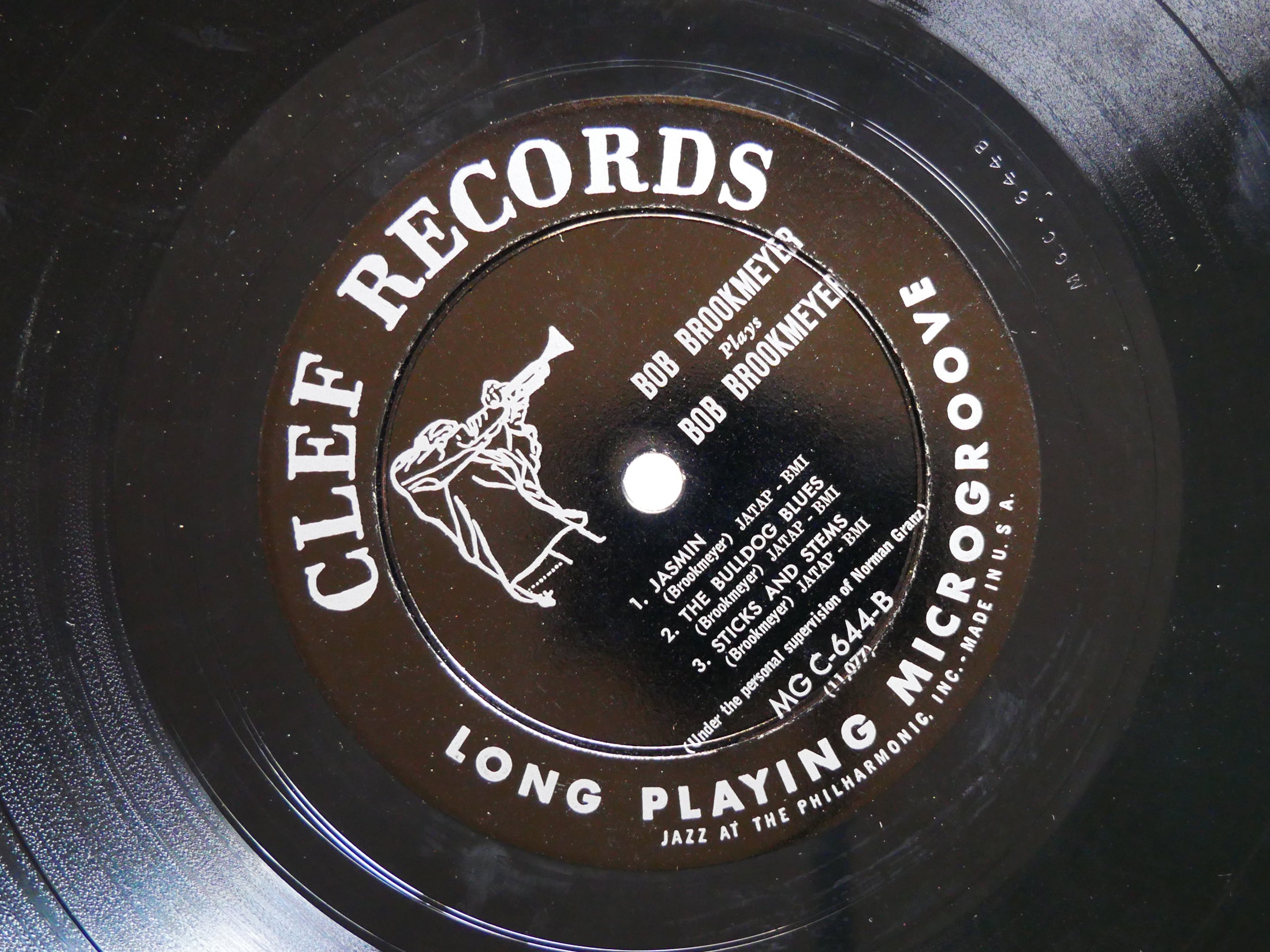 BOB BROOKMEYER Plays And Some Others LP CLEF RECORDS MG C-644 US '55 DG MONO DSM