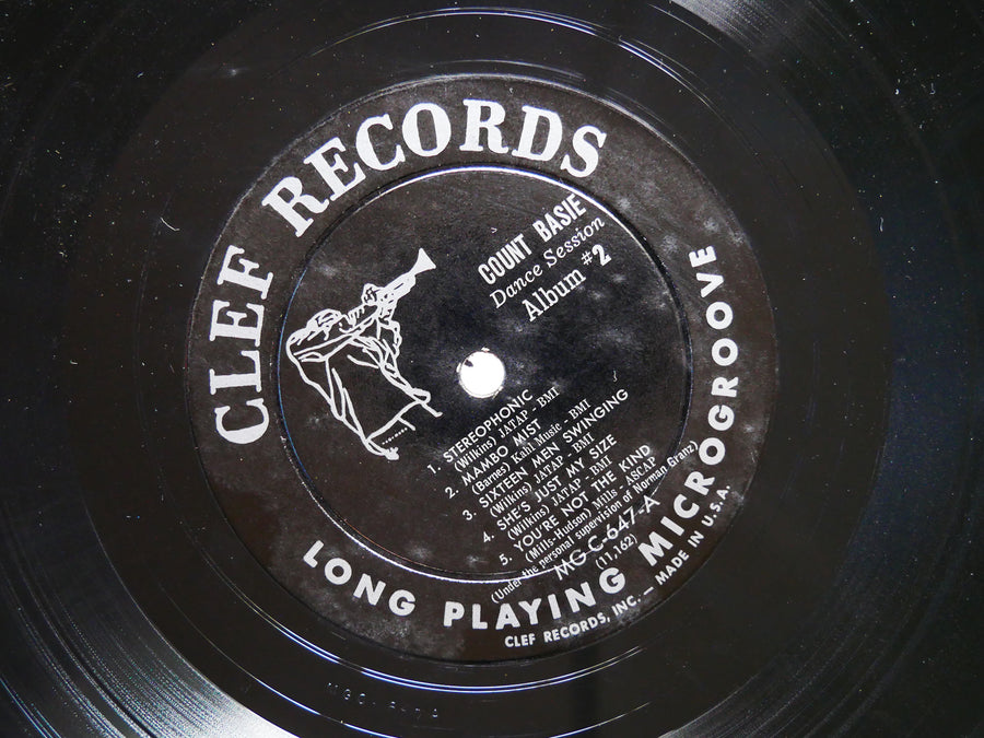 COUNT BASIE Dance Session Album #2 LP CLEF MG C-647 US 1955 DG MONO Thad Jones