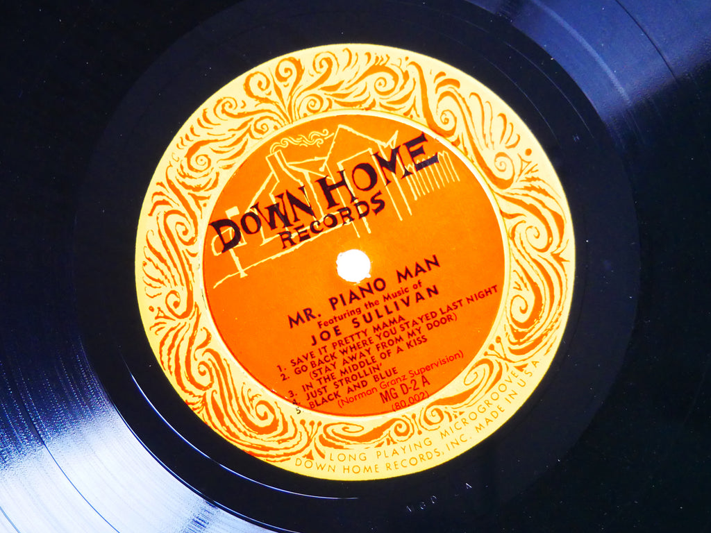 JOE SULLIVAN Mr. Piano Man LP DOWN HOME RECORDS MG D-2 US 1956 DG MONO DSM JAZZ