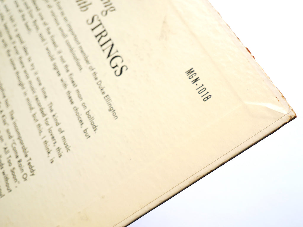 BEN WEBSTER With Strings Music For Loving LP NORGRAN MGN-1018 US 1955 DG MONO