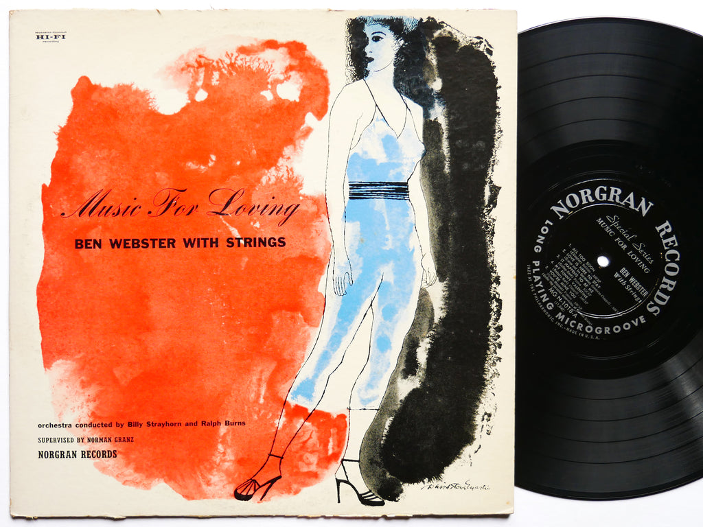 BEN WEBSTER With Strings Music For Loving LP NORGRAN MGN-1018 US 1955 DG MONO